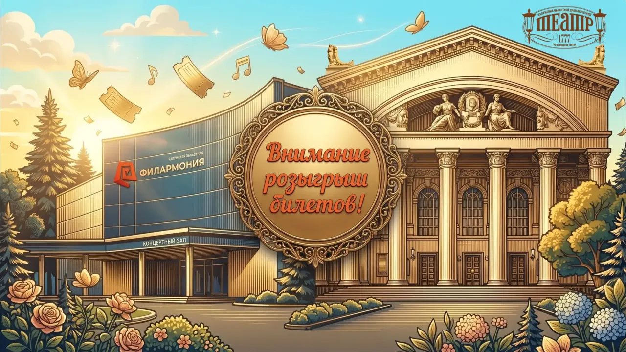 Первый совместный розыгрыш филармонии и драмтеатра Калуги